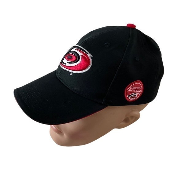 Carolina Hurricanes Hockey Season Ticket Members Hat Melonwear 100% cotton Canes - Picture 1 of 9